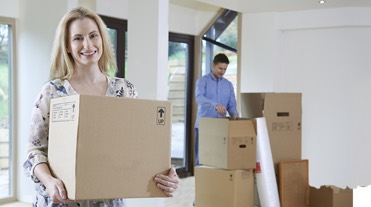 Couple moving home